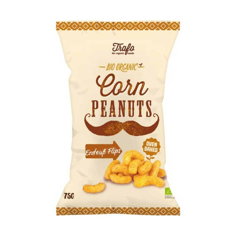 Trafo Corn Peanuts Puffs 75gr Sattva Malta