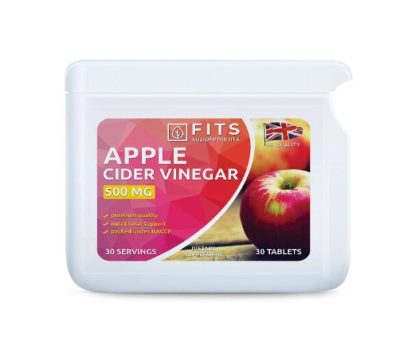 Fits – Apple Cider Vinegar 500mg 30 tablets