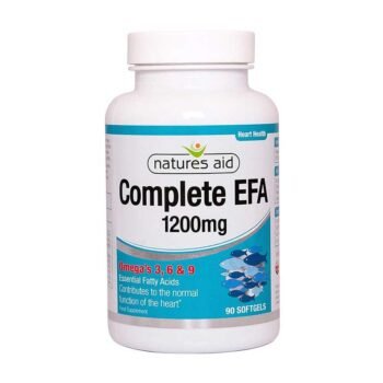Natures Aid – Complete EFA (Omega 3, 6+9) 1200mg 90 softgels