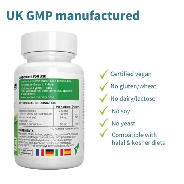Igennus – Neurobalance – Zinc, Magnesium & Vitamin B6 120 tablets
