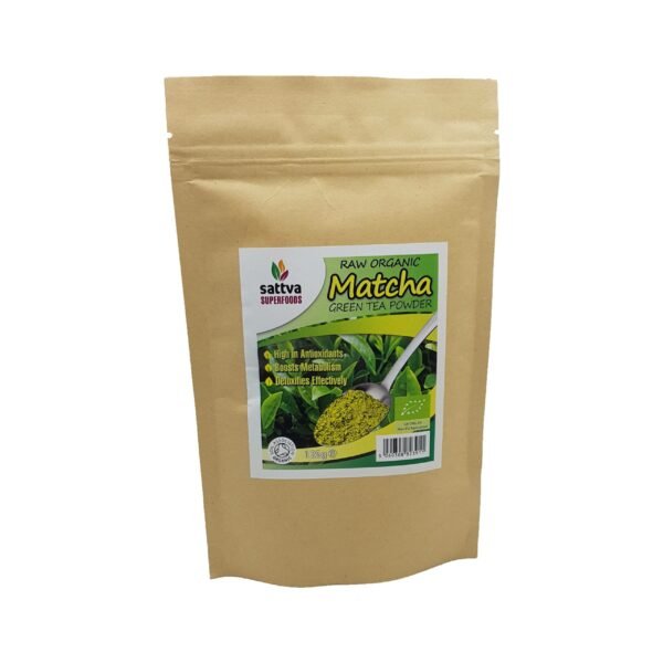 Sattva Superfoods – Matcha (Ceremonial grade) Green Tea Powder Organic 125 g