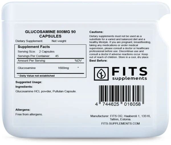 Fits – Glucosamine 800 mg 90 capsules