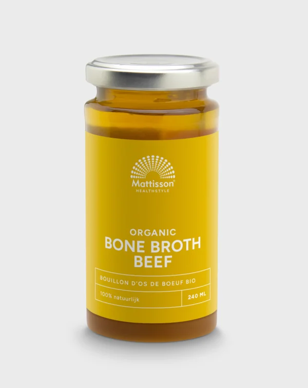 Mattisson -  Organic Beef Bone Broth - 240 ml