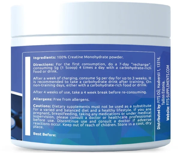 Creatine Monohydrate Powder 300g
