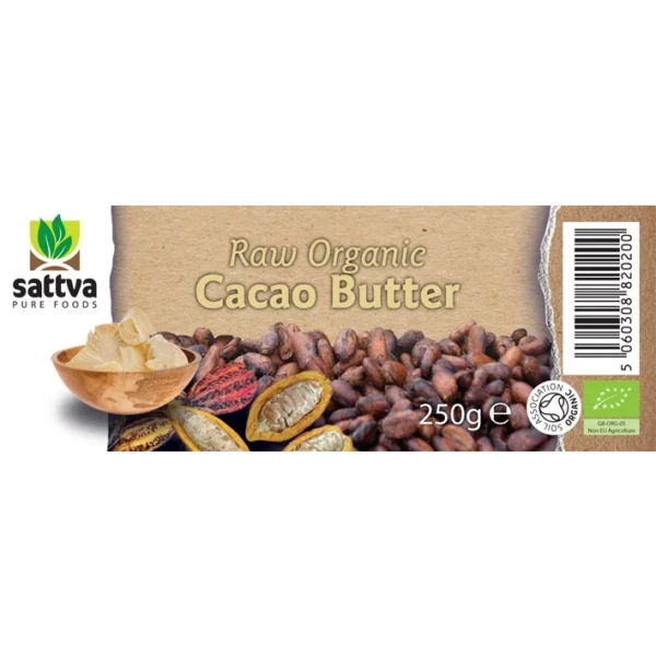 Sattva Superfoods – Cacao Butter 250 g Sattva Superfoods – Cacao Butter 250 g