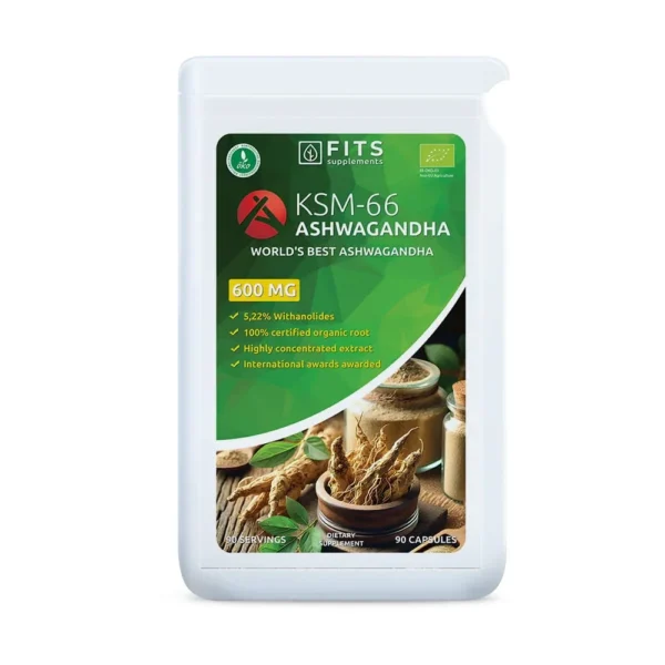 Fits – Organic KSM-66 Ashwagandha 600 mg 90 capsules