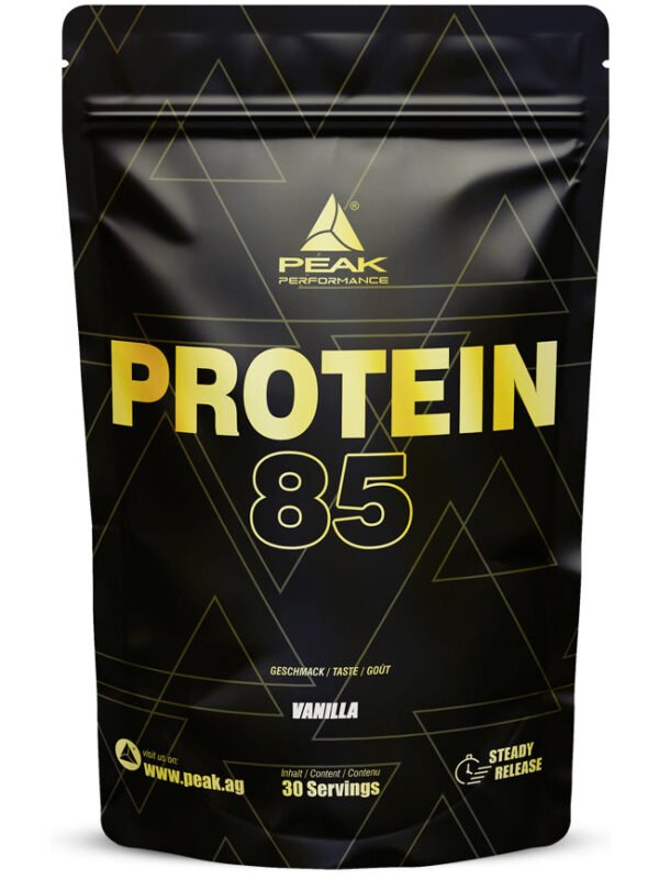 peak-protein-85-vanilla-900g Peak Protein 85 Vanilla 900 g protein powder pouch