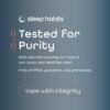 SleepHabits – Nasal Strips for Breathing & Sleep – 45 Pack (Unscented)
