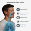 SleepHabits – Nasal Strips for Breathing & Sleep – 45 Pack (Unscented)
