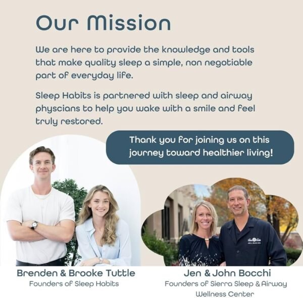 SleepHabits – Nasal Strips for Breathing & Sleep – 45 Pack (Unscented)
