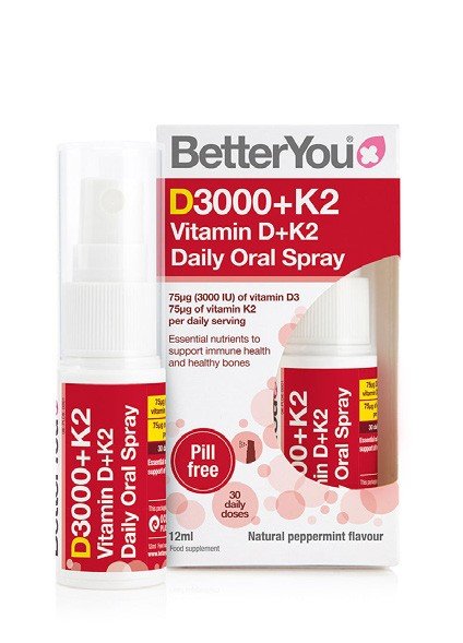 BetterYou D3000+K2 Vitamin D Oral Spray