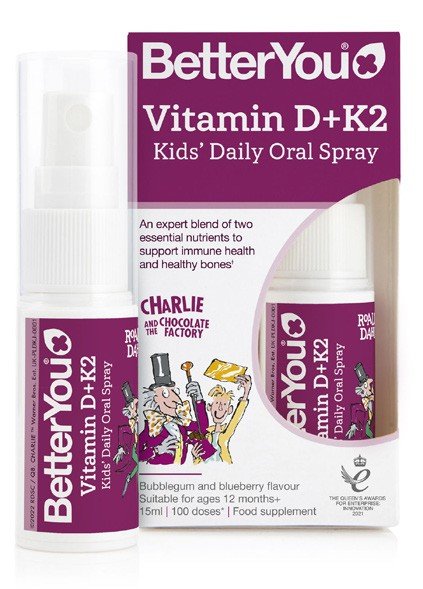 BetterYou Kids' Vitamin D+K2 Oral Spray