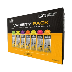 Science in Sport GO Isotonic Energy Gel variety pack 7 x 60 ml box