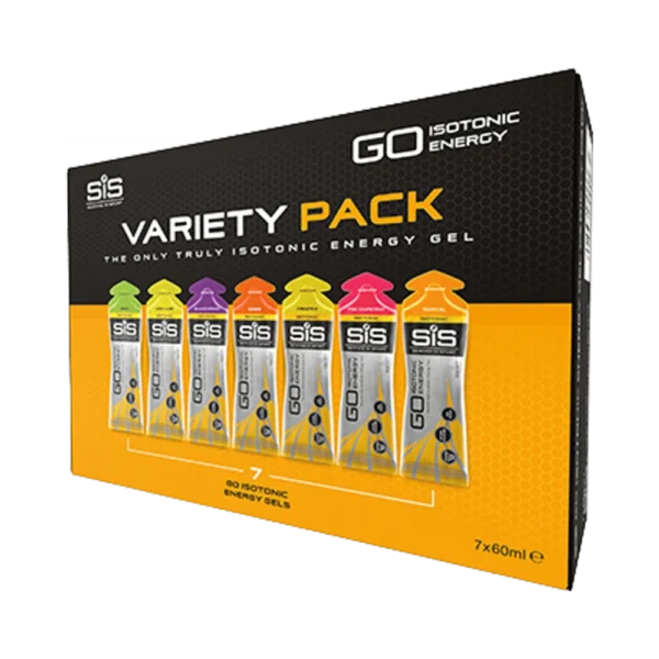 sis-go-isotonic-energy-gel-variety-pack-7x60ml Science in Sport GO Isotonic Energy Gel variety pack 7 x 60 ml box