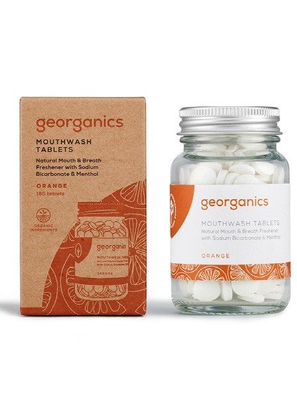 georganics-mouthwash-tablets-x180-charcoal-spearmint-peppermint-tea-tree Georganics Mouthwash Tablets 180 Pack (Charcoal / Spearmint / Peppermint / Tea Tree)