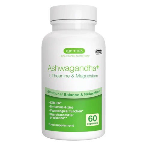 igennus-ashwagandha-and-l-theanine-and-magnesium-x60 Igennus Ashwagandha+ L-Theanine & Magnesium 60 Pack