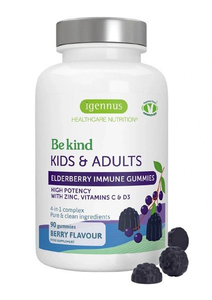 igennus-be-kind-elderberry-immune-gummies-kids-and-adults Igennus Be Kind Elderberry Immune Gummies (Kids & Adults)