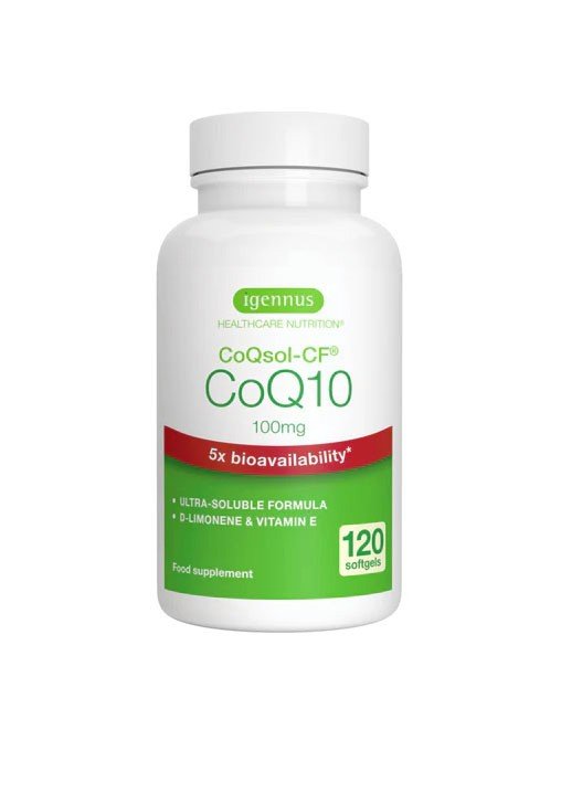igennus-coqsol-cf-coq10-100mg-x120 Igennus CoQsol-CF CoQ10 100mg 120 Pack