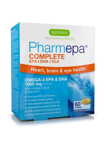 igennus-pharmepa-complete-omega-3-epa-and-dha-1000mg-x60 Igennus Pharmepa Complete Omega-3 EPA & DHA 1000mg 60 Pack