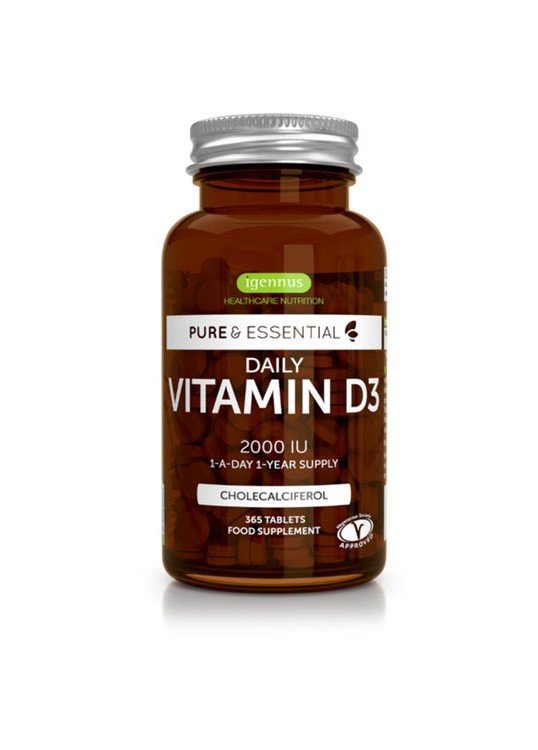 Igennus Pure & Essential Daily Vitamin D3 2000iu