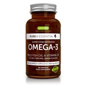 Igennus Pure & Essential Super Concentrated Omega-3 Wild Fish Oil & Vitamin D3