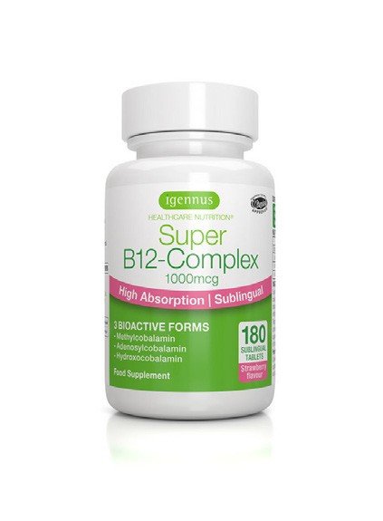 Igennus Super B12-Complex 1000mcg 180 Pack