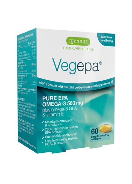 igennus-vegepa-pure-epa-omega-3-x60 Igennus Vegepa Pure EPA Omega-3 60 Pack