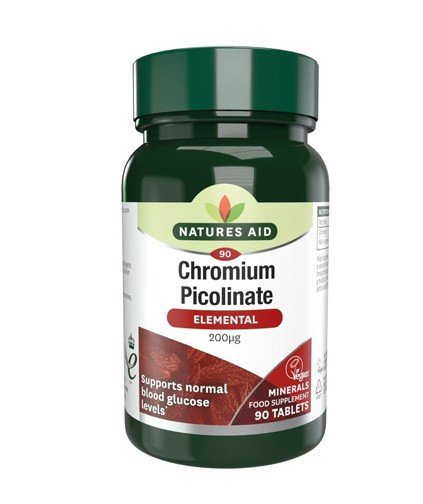 Natures Aid Chromium Picolinate 200ug