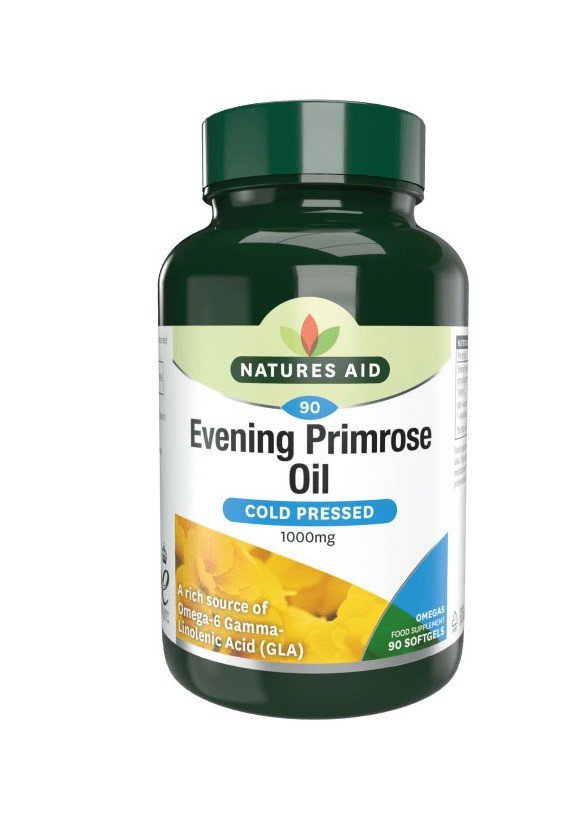 natures-aid-evening-primrose-oil-1000mg-x90 Natures Aid Evening Primrose Oil 1000mg 180 Pack