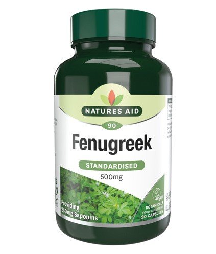 Natures Aid Fenugreek 500mg