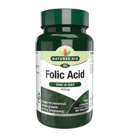 Natures Aid Folic Acid 400ug