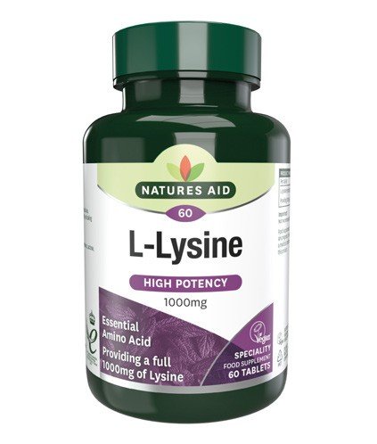 Natures Aid L-Lysine 1000mg