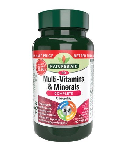 Natures Aid Multi-Vitamins & Minerals Complete