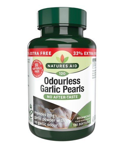 natures-aid-odourless-garlic-pearls Natures Aid Odourless Garlic Pearls
