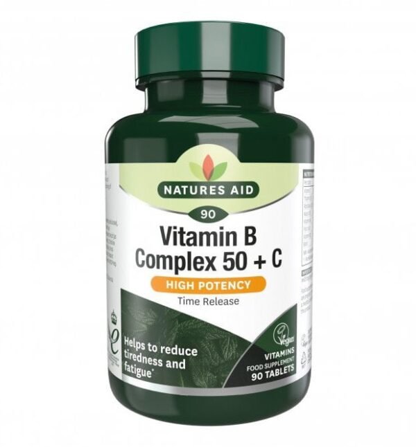 Natures Aid Vitamin B Complex 50 + C