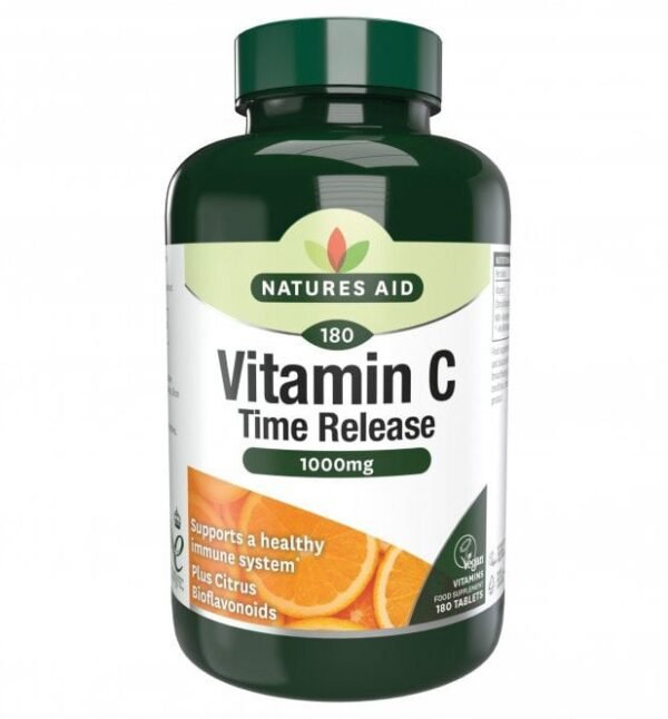Natures Aid Vitamin C Time Release 1000mg 180 Pack