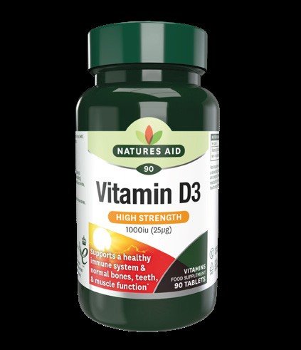 Natures Aid Vitamin D3 1000iu 180 Pack