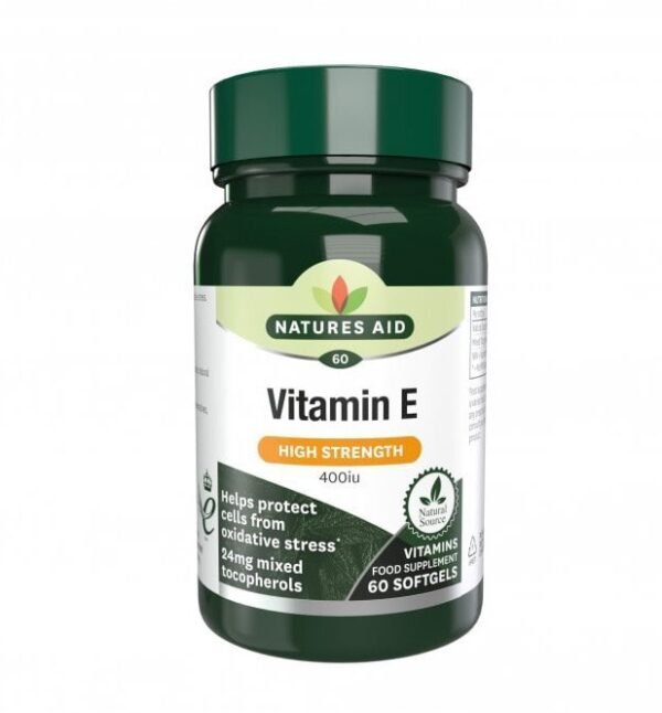 Natures Aid Vitamin E 400iu 60 Pack