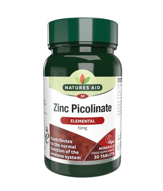 Natures Aid Zinc Picolinate 15mg