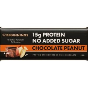 The Beginnings Chocolate Peanut Protein Bar (15g protein)