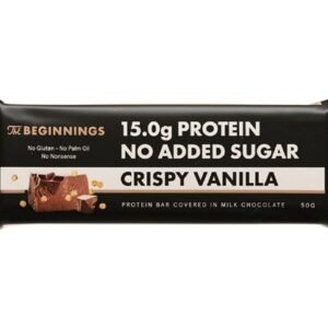The Beginnings Crispy Vanilla Protein Bar (15g protein)