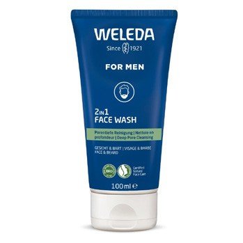 Weleda For Men 2-in-1 Face Wash 100ml