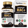 Epsilon.Life NAC+ 600mg with selenium and molybdenum – 90 vegan capsules bottle