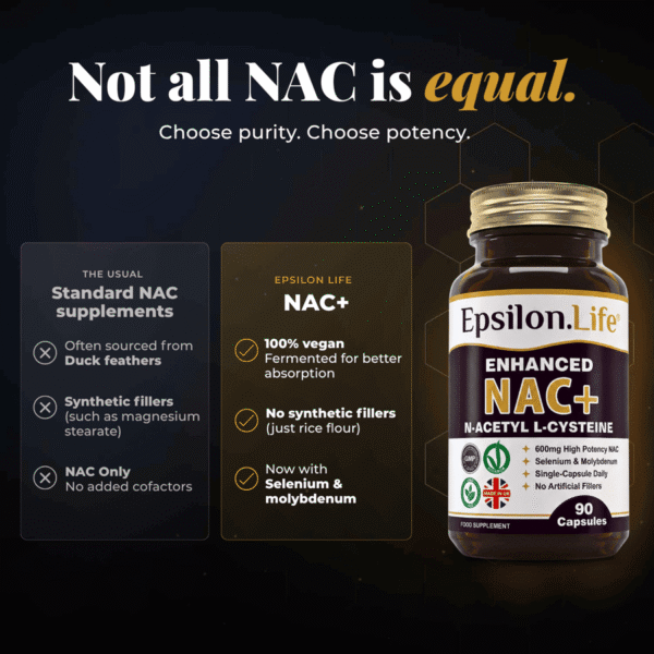 NAC+ vs standard single-ingredient NAC comparison