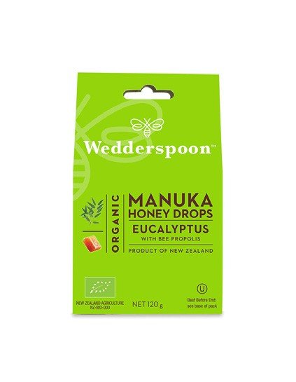 Wedderspoon Manuka Honey Drops Eucalyptus
