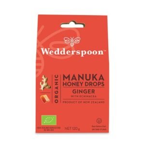 Wedderspoon Manuka Honey Drops Ginger