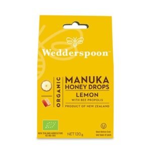 Wedderspoon Manuka Honey Drops Lemon